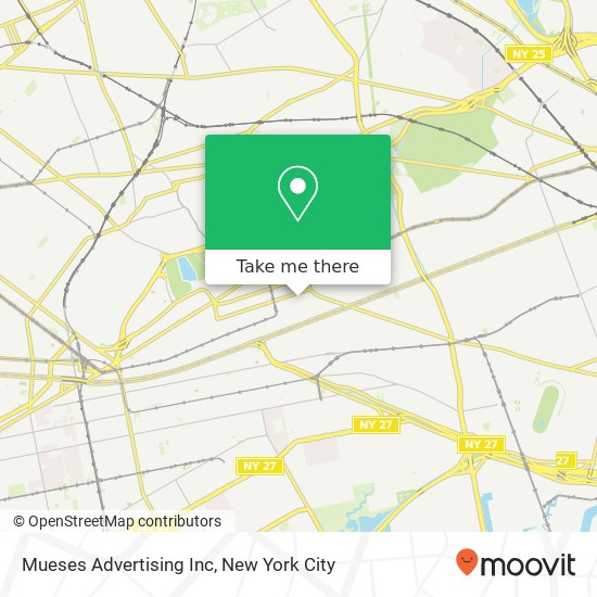 Mueses Advertising Inc map