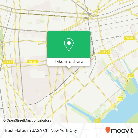 Mapa de East Flatbush JASA Ctr