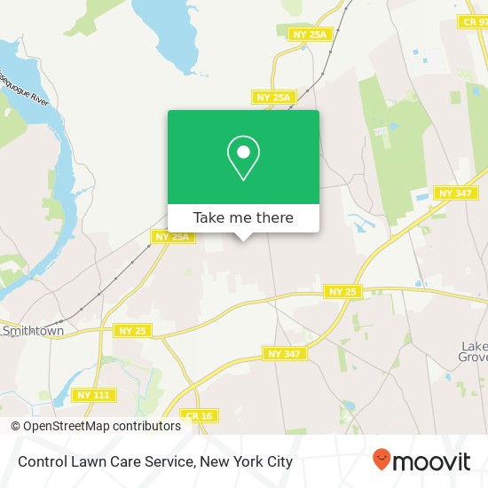 Control Lawn Care Service map