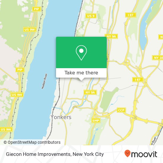 Giecon Home Improvements map