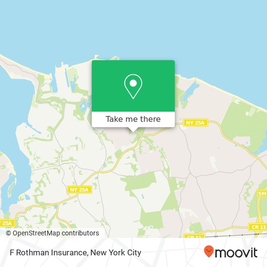 F Rothman Insurance map