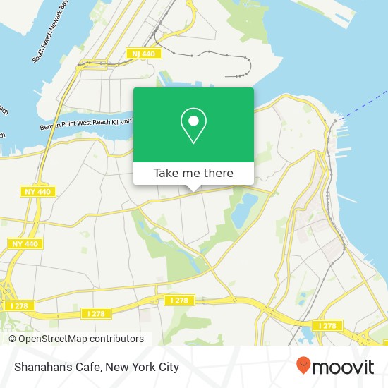 Shanahan's Cafe map