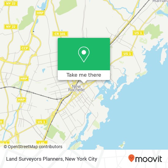 Land Surveyors Planners map