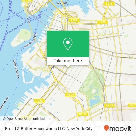 Mapa de Bread & Butter Housewares LLC