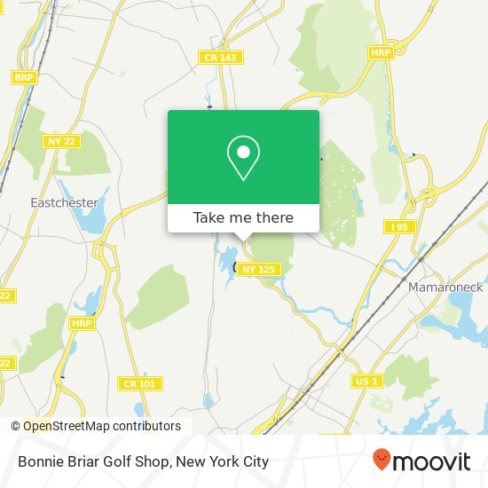 Mapa de Bonnie Briar Golf Shop