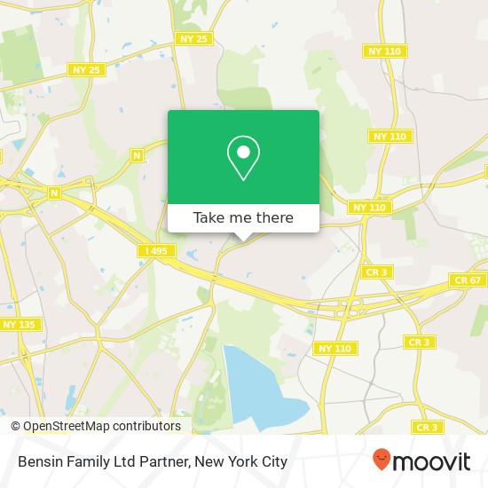 Mapa de Bensin Family Ltd Partner