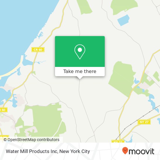 Mapa de Water Mill Products Inc