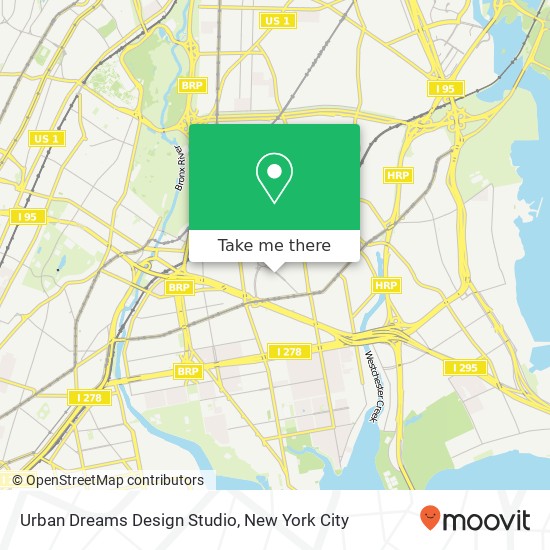 Urban Dreams Design Studio map