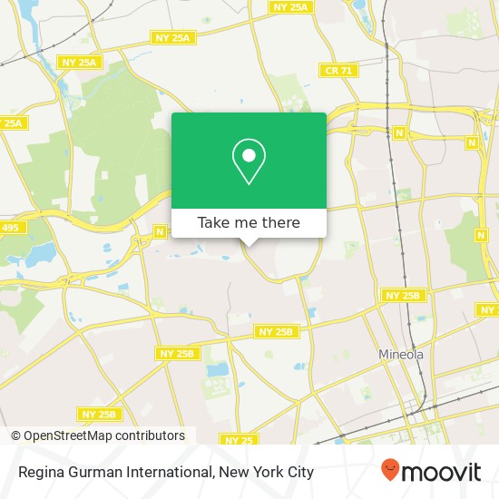 Mapa de Regina Gurman International