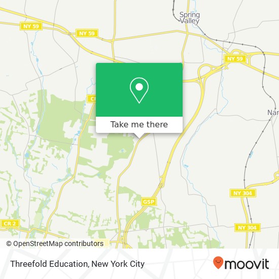 Threefold Education map