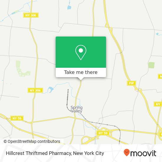 Hillcrest Thriftmed Pharmacy map