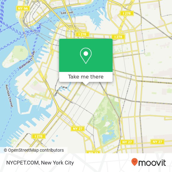 NYCPET.COM map