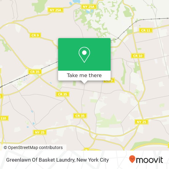 Mapa de Greenlawn Of Basket Laundry