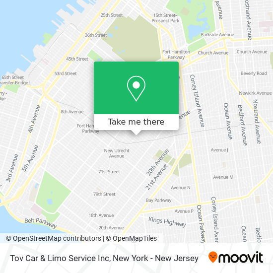 Tov Car & Limo Service Inc map