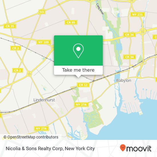 Nicolia & Sons Realty Corp map