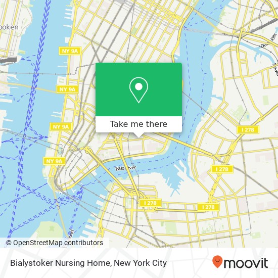 Bialystoker Nursing Home map