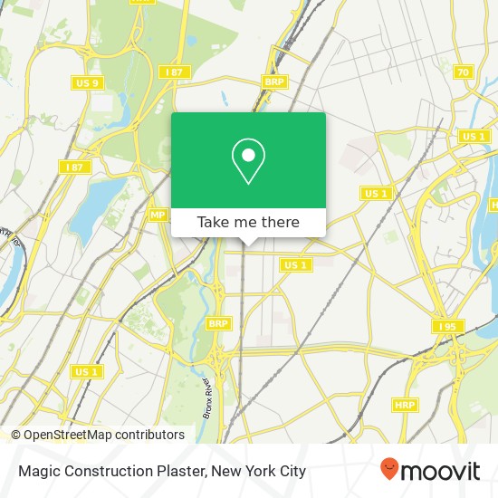 Mapa de Magic Construction Plaster