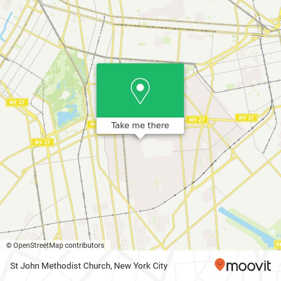 St John Methodist Church map