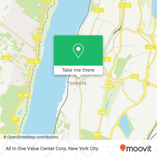 All In One Value Center Corp map