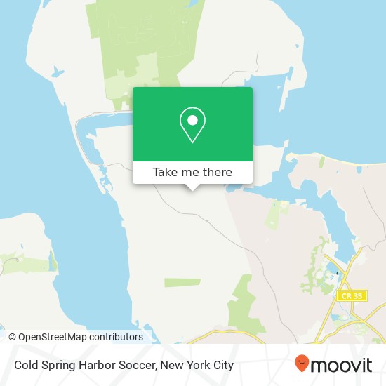 Cold Spring Harbor Soccer map
