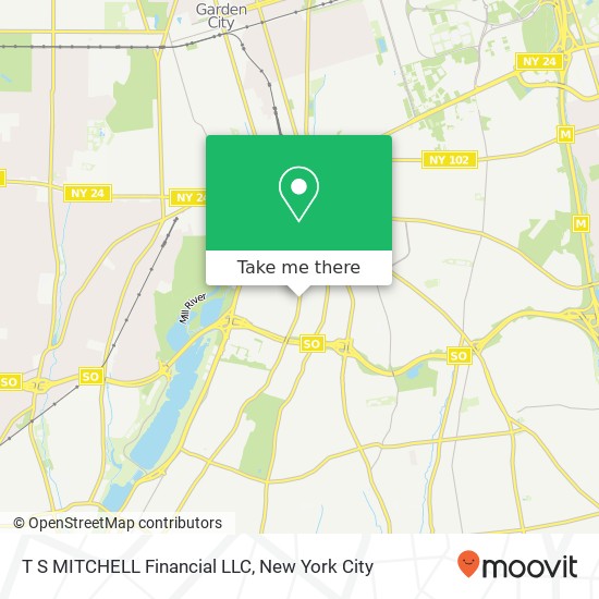 T S MITCHELL Financial LLC map