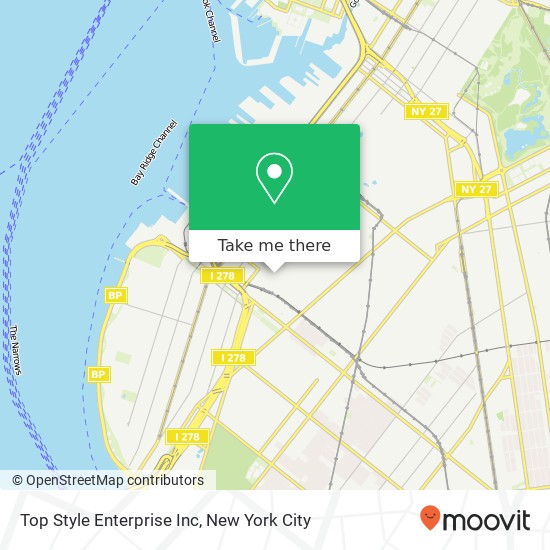 Top Style Enterprise Inc map