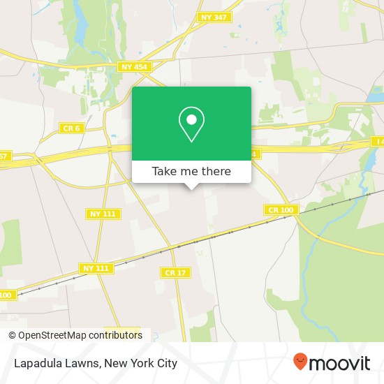 Lapadula Lawns map