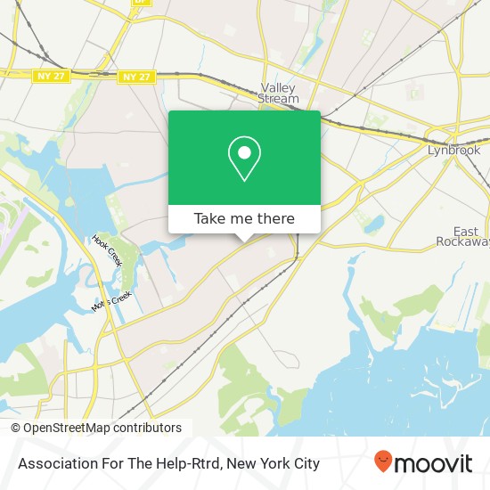 Mapa de Association For The Help-Rtrd