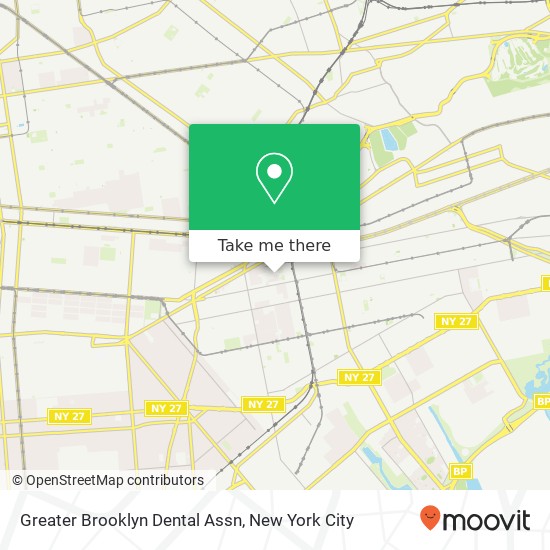 Greater Brooklyn Dental Assn map