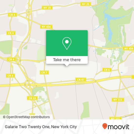 Galarie Two Twenty One map