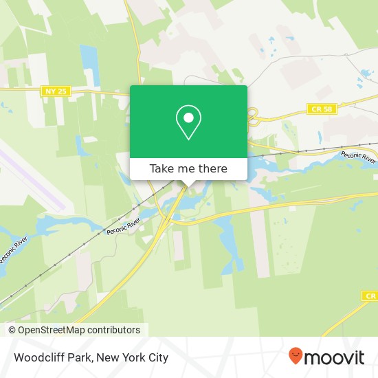 Mapa de Woodcliff Park