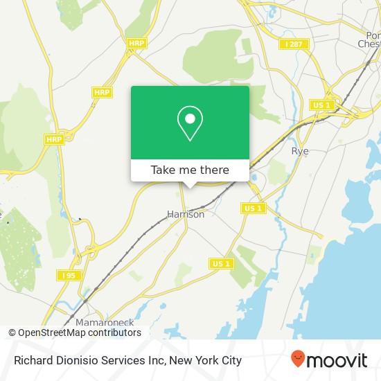 Mapa de Richard Dionisio Services Inc