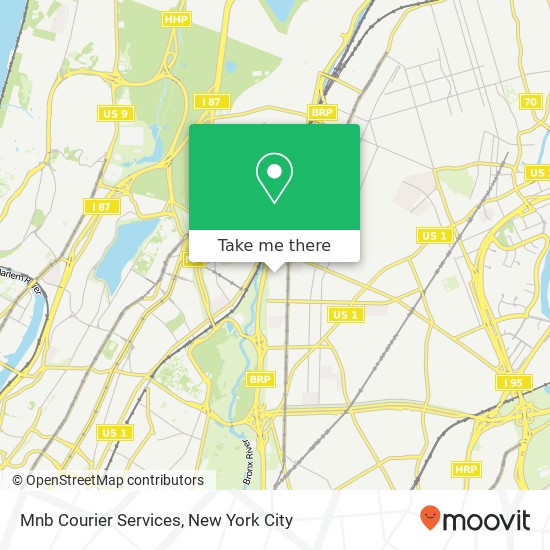 Mnb Courier Services map