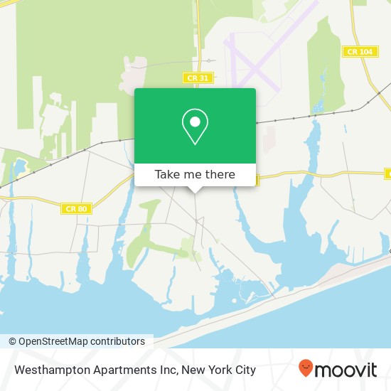 Westhampton Apartments Inc map