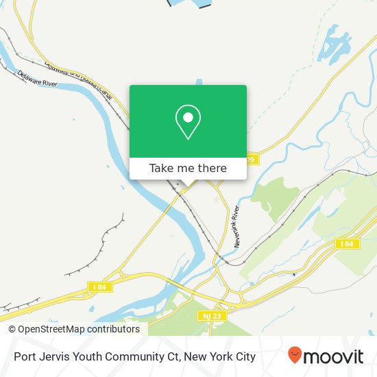 Mapa de Port Jervis Youth Community Ct