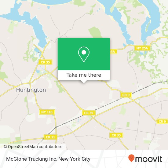 McGlone Trucking Inc map