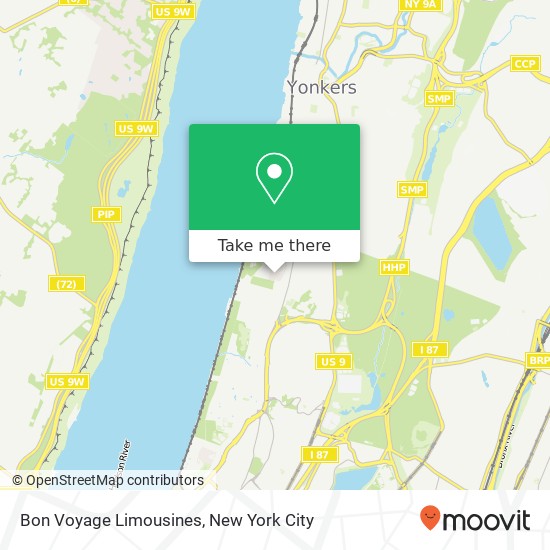 Bon Voyage Limousines map
