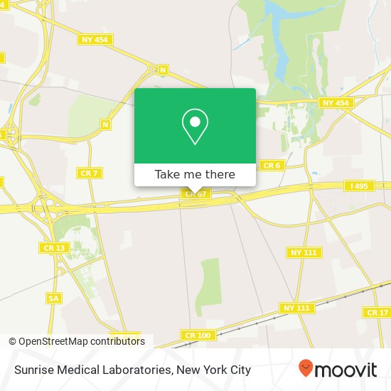 Mapa de Sunrise Medical Laboratories