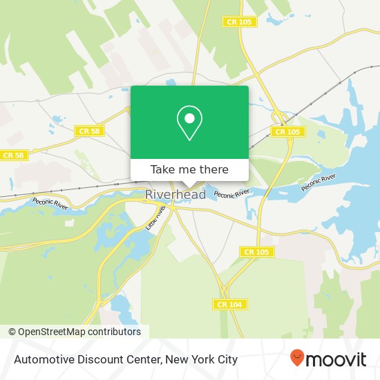 Mapa de Automotive Discount Center