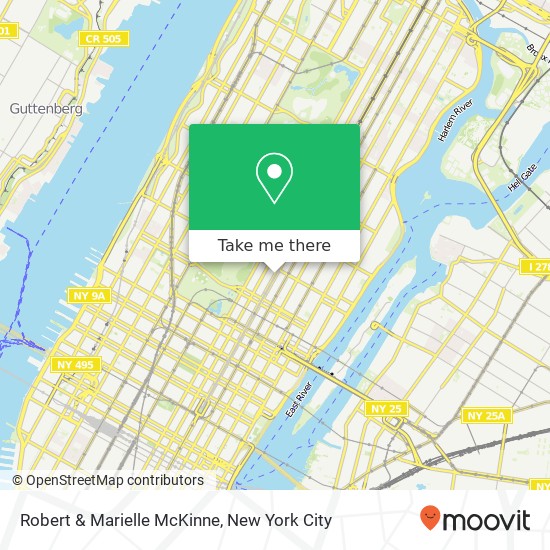 Robert & Marielle McKinne map