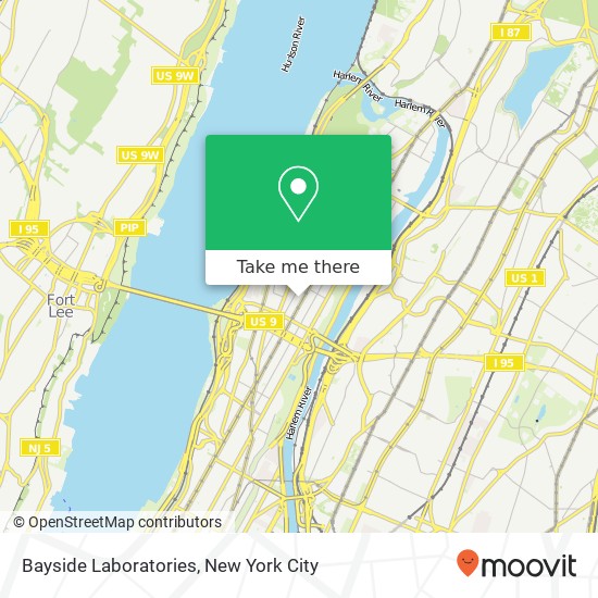 Mapa de Bayside Laboratories