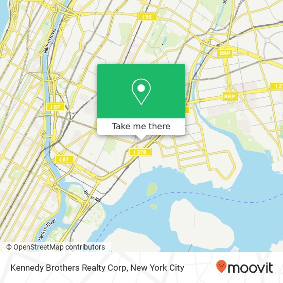 Mapa de Kennedy Brothers Realty Corp