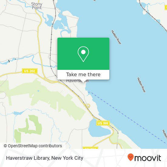 Haverstraw Library map