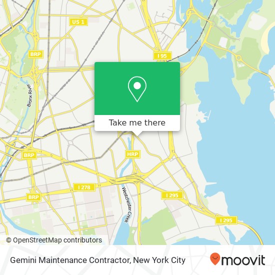 Gemini Maintenance Contractor map