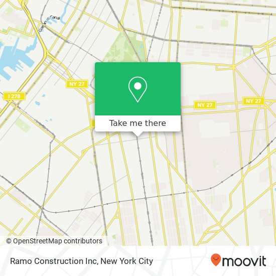 Mapa de Ramo Construction Inc