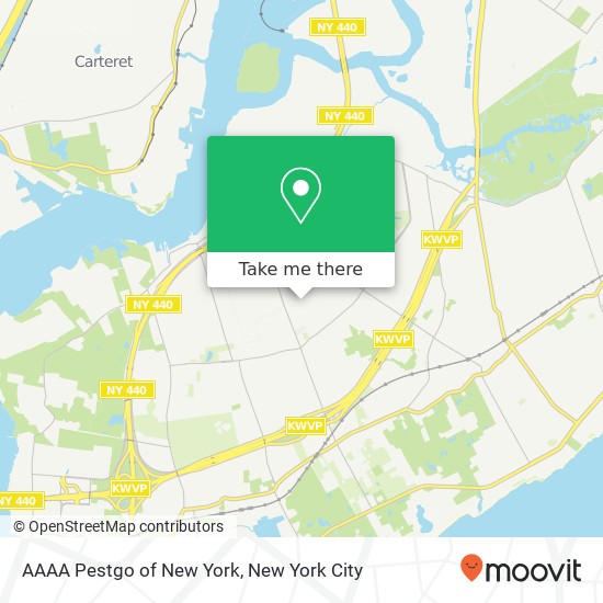 Mapa de AAAA Pestgo of New York