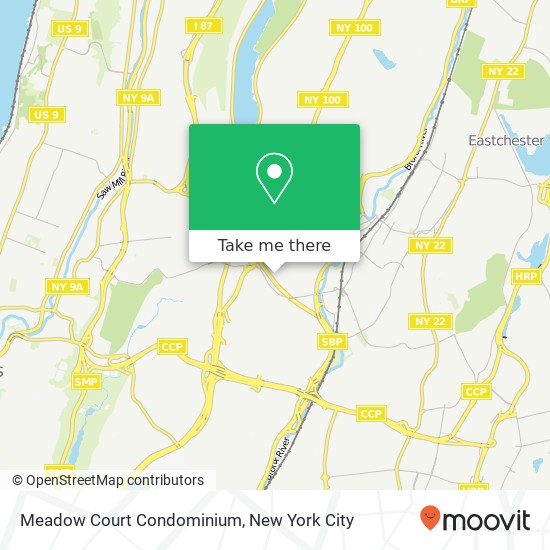 Meadow Court Condominium map