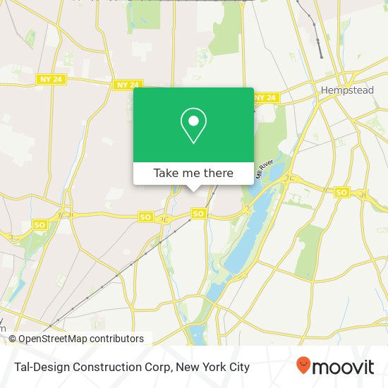 Mapa de Tal-Design Construction Corp