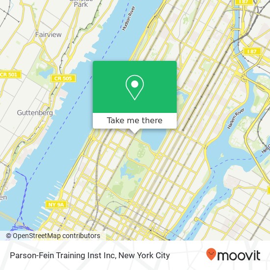 Parson-Fein Training Inst Inc map