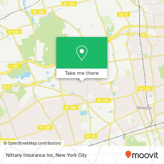 Mapa de Nittany Insurance Inc